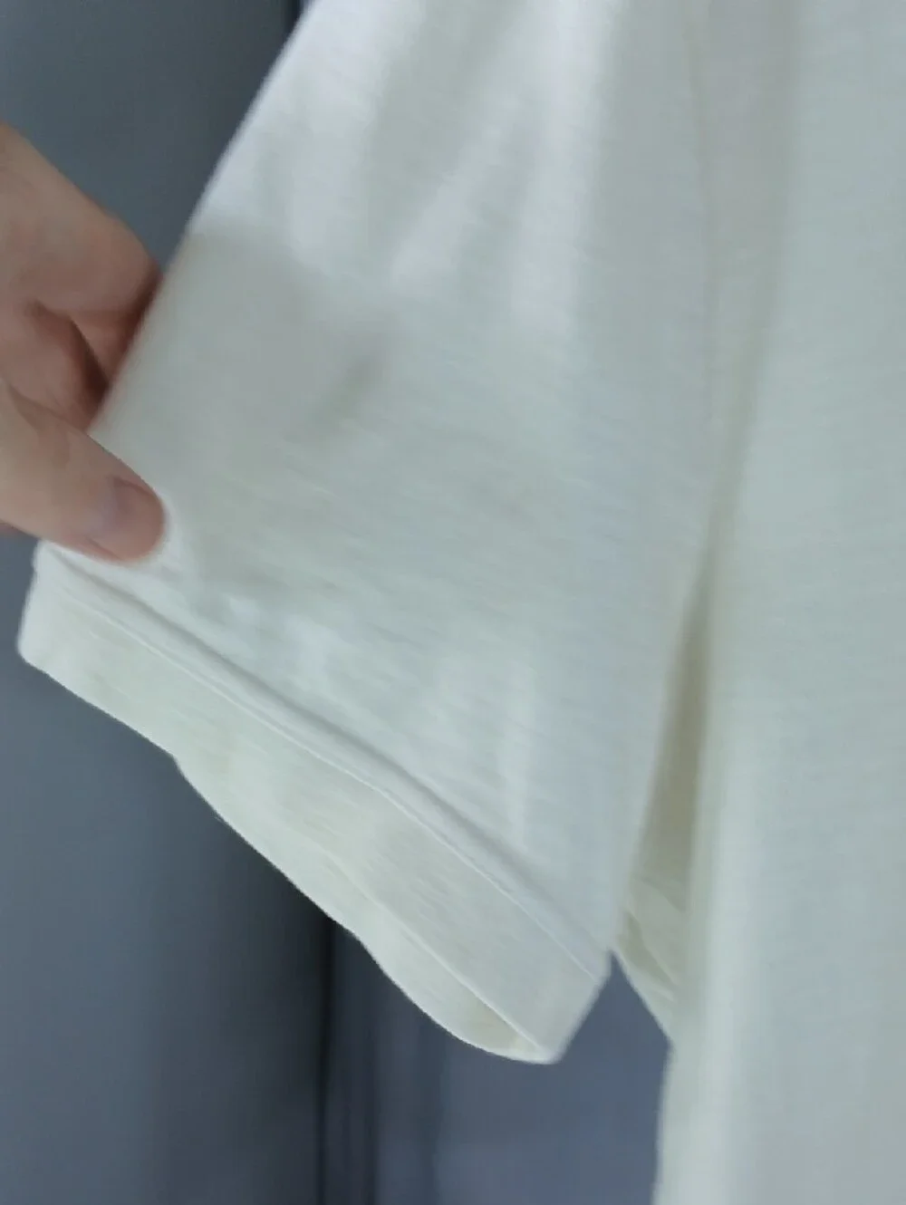 J. Crew Men's Cream Short Sleeve Henley cotton Polo